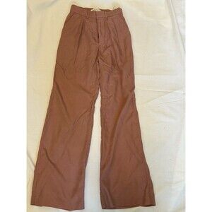 Women's Abercrombie Fitch Dusty Rose pink Pants Size XXS Excellent